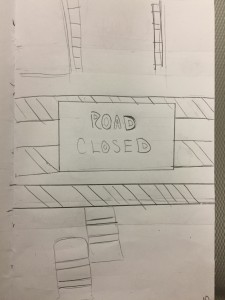 road-closed-book-page