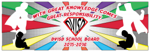 -- DVISD School Board, digital, 15"x 5", 2015
