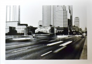This is a long exposure of downtown Austin Texas. 