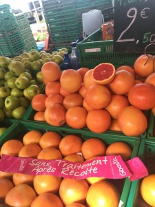 Farmers market in Angers, France