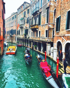 gondola ride in Venice, Italy 