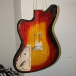 Finished back of the guitar