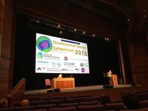 The stage at the Edinburgh International Conference Center, home of the 2016 Quadrennial Ozone Symposium