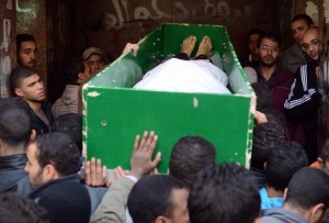 Image: Family retrieving the dead Source: Abd-Allah, Abdel Halim H. “In Pictures: Zeinhom morgue post 25 January anniversary.: Daily News Egypt. Daily News Egypt, 27 Jan. 2014. Web. 26 Apr. 2014.  
