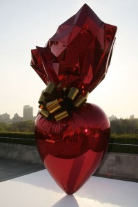 Sacred Heart (Red/Gold) at the roof garden of The Metropolitan Museum of Art in New York City in 2008