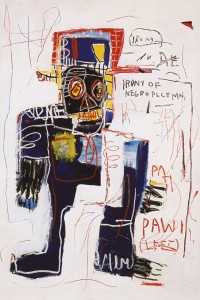 Jean-Michel Basquiat. "Irony of a Negro Policeman." 1981.