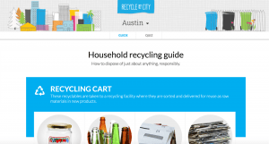 Household recycling guide 